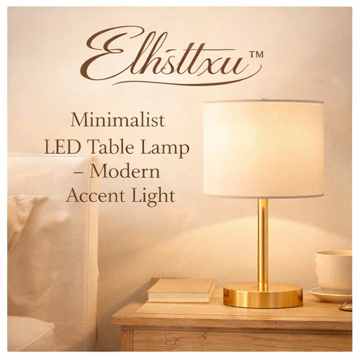 Elhsttxu™ Minimalist LED Table Lamp – Modern Accent Light